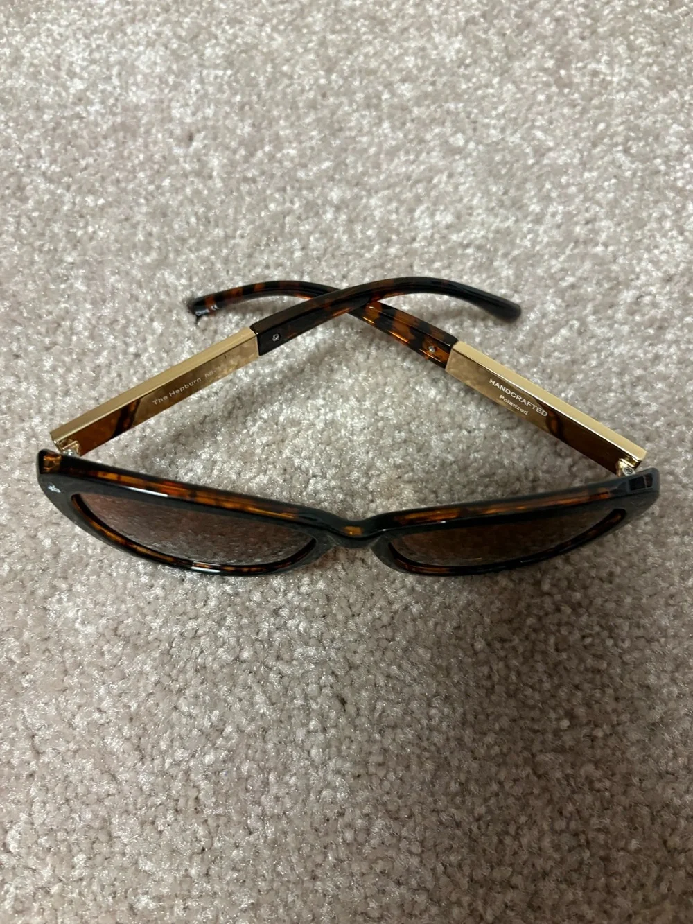 Privé Revaux Women’s Tortoiseshell Cat Eye Sunglasses “The Hepburn” style, EUC